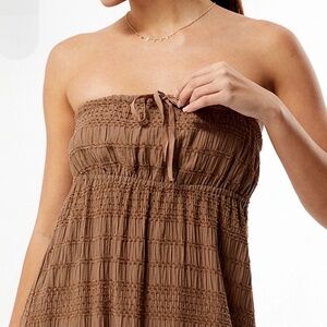 Rhythm sandy cove strapless midi dress size medium